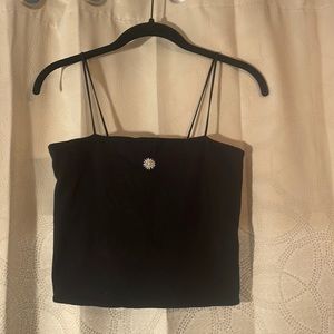 American Eagle Cropped Tank Top